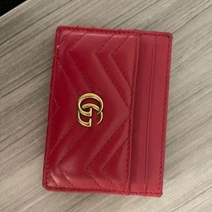 Gucci card holder.
